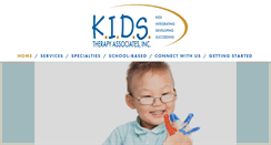 Desktop Screenshot of kidstherapyassociates.com